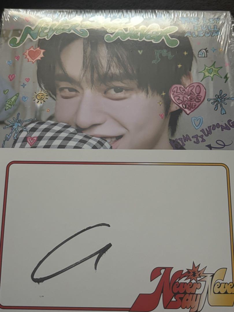 

[USED] zb1 Zebewan ZEROBASEONE US autographed album