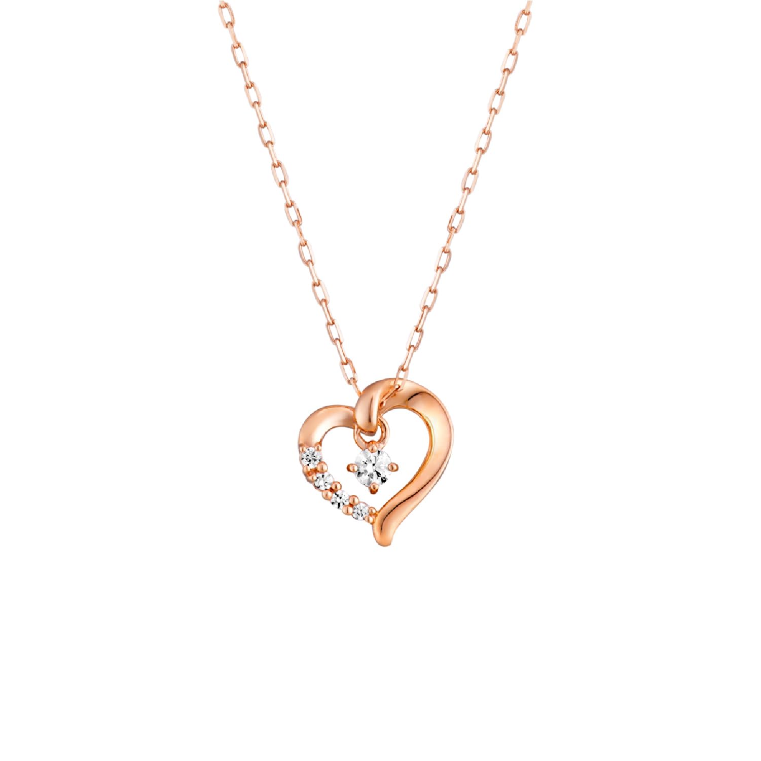 

K10 Pink Gold Necklace 111746123108 [Yondo Sea] (PG) Women s