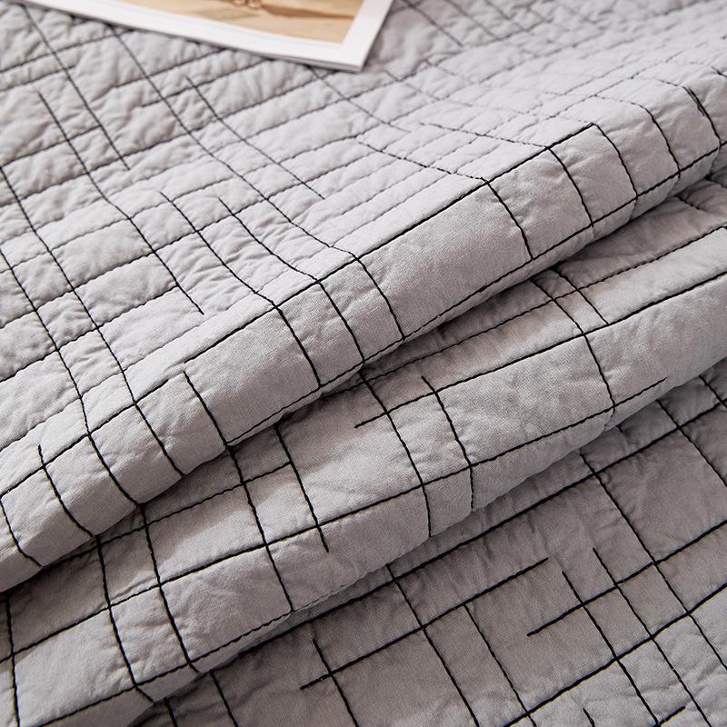 Universal Non-Slip In All Seasons, High-Grade Washed Cotton Sofa Cushion, Straight Row  New Sofa Cover