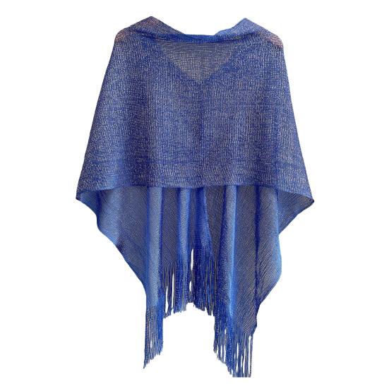 Women Beach Shawl Breathable Fabric Cover-up Shawl with Versatile Tassel Design Weddings Parties Travel Daily