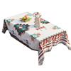 Outdoor Camping Tablecloth Rectangular Cotton And Linen Retro Picnic Tablecloth Lawn Moisture-Proof Floor Mat Tent Equipment Blanket