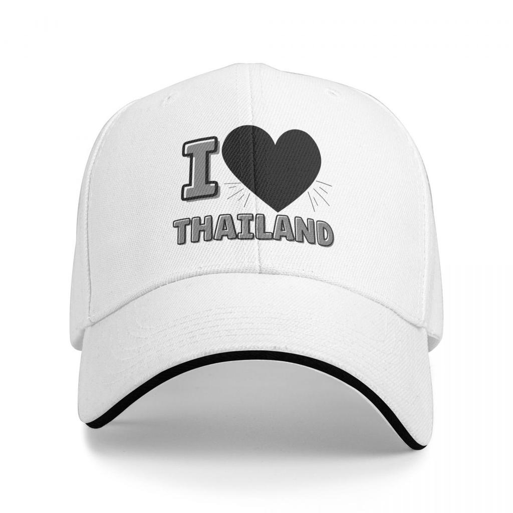 I Love Thailand Baseball Caps Snapback Baseball Hats Breathable Casual Casquette Outdoor Unisex