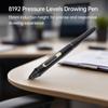 Penna Digitale BOSTO W10 8192 Livelli di Pressione Penna Stilo con 10 Punte di Ricambio Penna Sensibile alla Pressione per BT 101A, BT