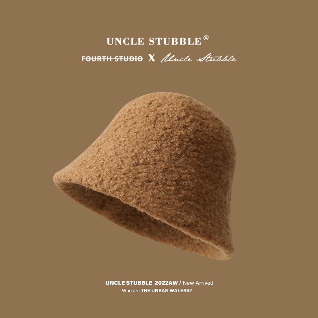 Winter Korean version of the face bucket hat Japanese Internet celebrities with the same temperament simple and elegant face cover hat