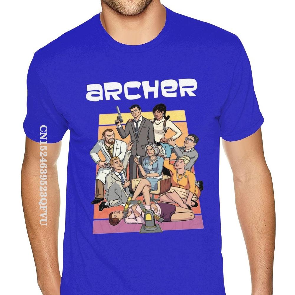 Lila Fara Zon Archer T-shirt Herr Dam Anpassad Oversized Anime T-shirt Herr Ultra Bomull O-ringad T-shirts