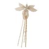 Christmas Ornament, Fabric Artificial Bird Hanging Decoration for Christmas Tree and Holiday Scene