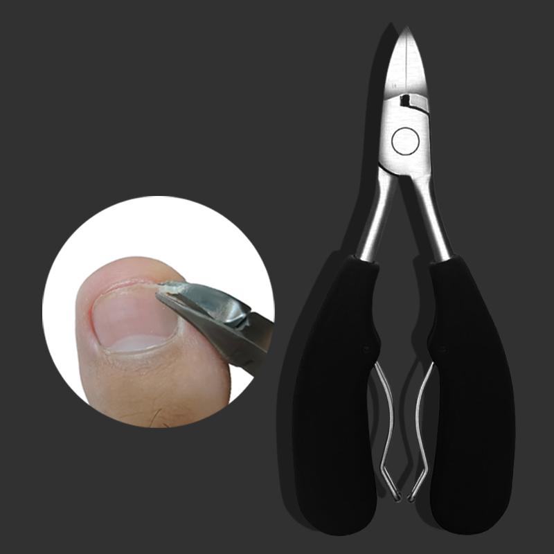 Professionele teennagelknipper, snijder, ingroeiende teennagel, dikke nagel, dode huid, vuilverwijderaar, superscherp, gebogen mes, nagelgereedschap