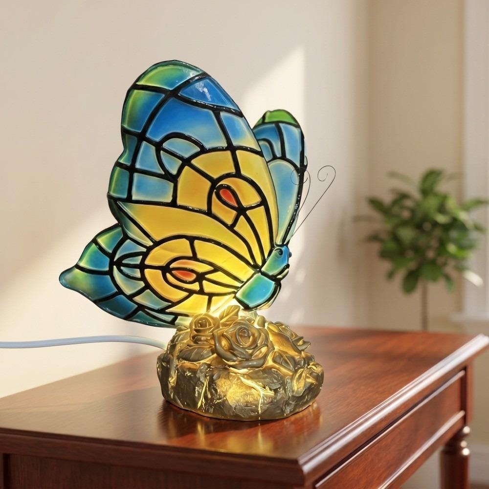 LED Butterfly Retro Night Light Ornament Modern Table Lamps Colorful Butterfly Light  Living Room