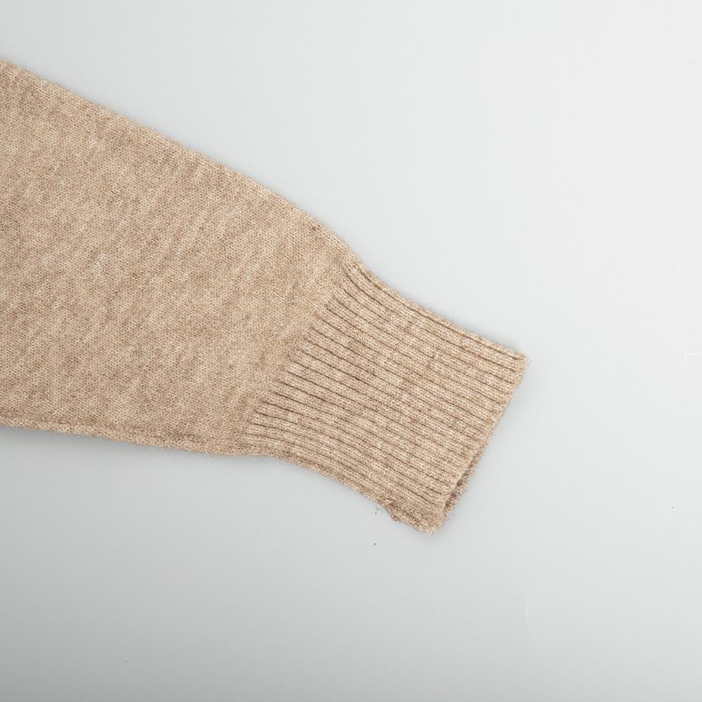 Damen Rollkragenpullover Set 2025 Herbst Winter Neu Locker Lässig Dick Gestrickt Hosen Outfit