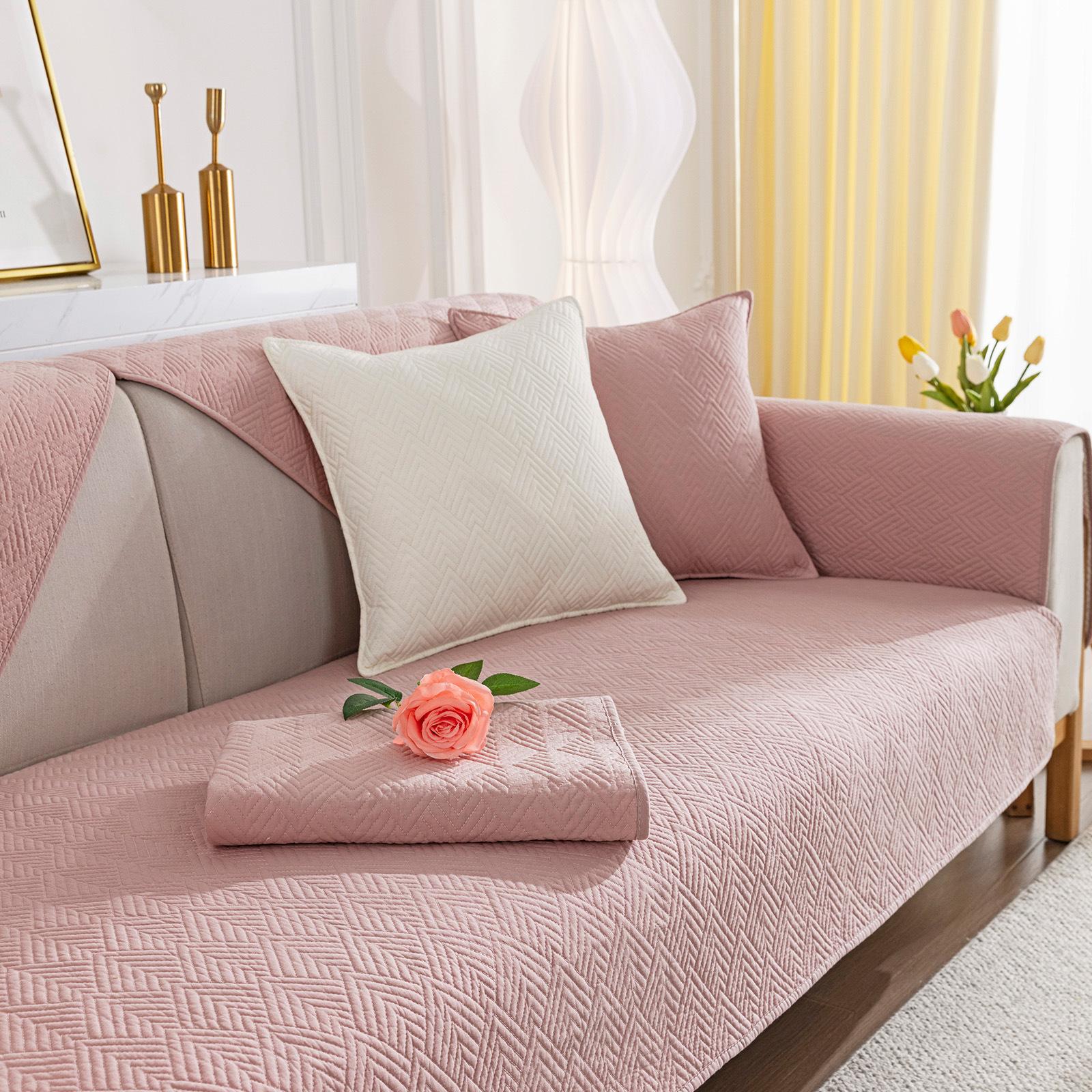 Подушка для дивана Нескользящий чехол для дивана Подушка Чехол для дивана Универсальный однотонный пылезащитный чехол для сиденья дивана 70x70cm 1pcs 1276₽