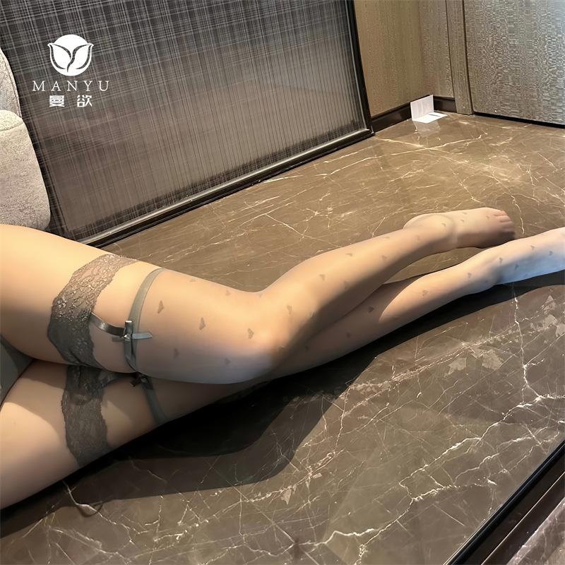 Reine Spitze Spitzenstrumpfhalter Strümpfe sexy ultradünn weiß knielang JK Stimmung schwarze Seide Oberschenkelstrümpfe