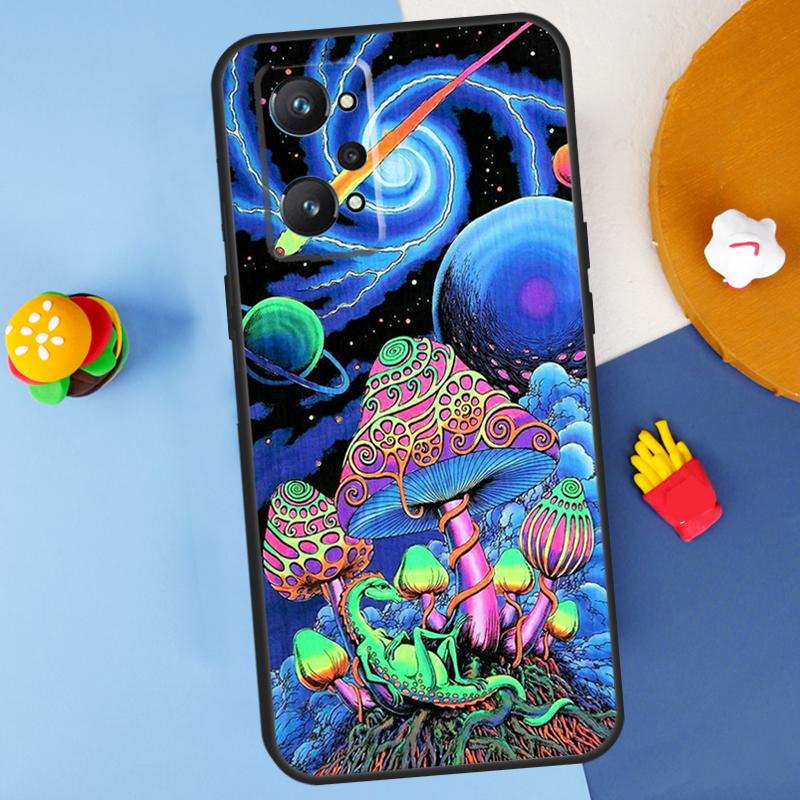 Indie Hippie Art For Realme 11 10 12 13 14 Pro Plus GT 5 6 6T GT7 Pro C61 C53 C51 C21Y C25S C55 C67 C75 Case