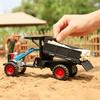 Pull Back Tractor Model Toys Zinc Zinc Alloy Diecast Farm Vehicle Toy Agricultural Tractors Toy  Kids Gifts