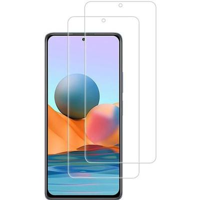 [2 Pack] Tempered Glass Film For Xiaomi Redmi Note 10 Pro 6.67" - Shockproof Screen Protector