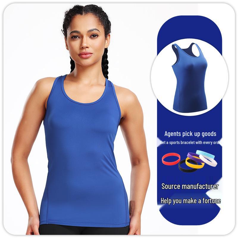 Women's Yoga Camisole - Sleeveless, Form-Fitting Sports Vest for Running and Layering
