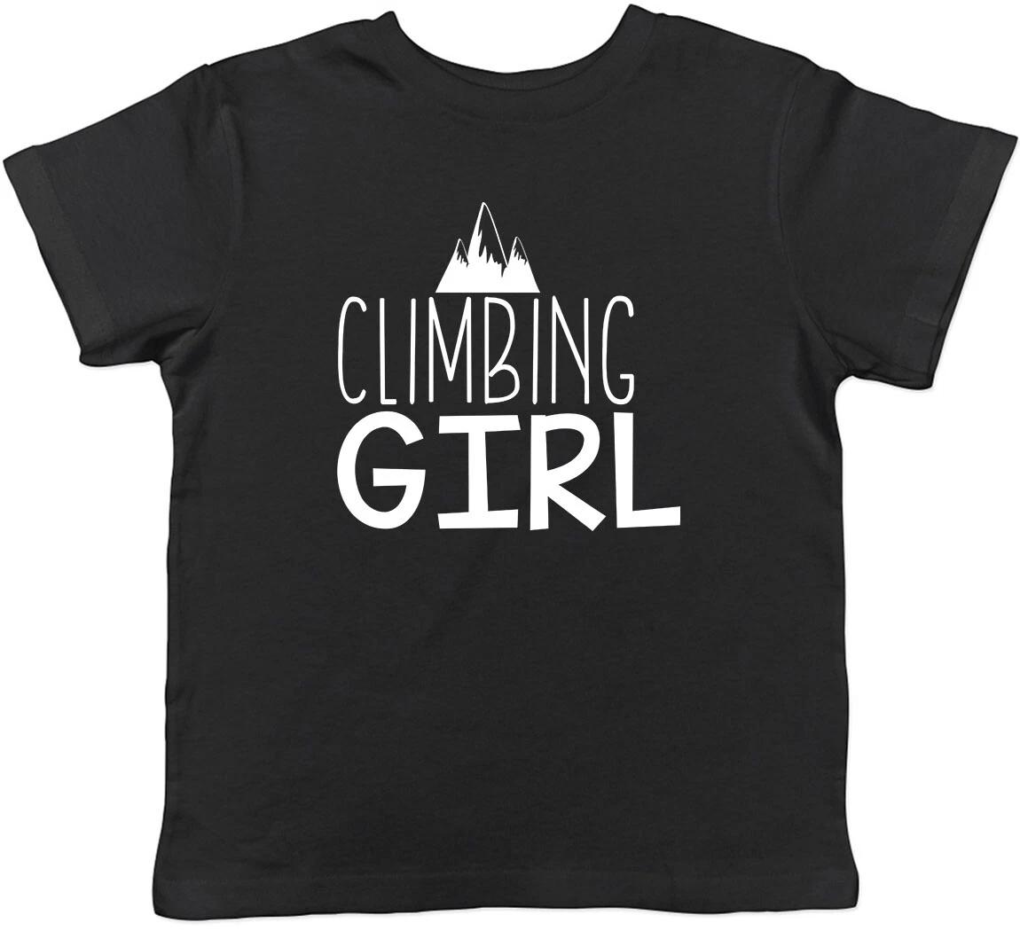 Climbing Girl Childrens Kids T-Shirt Boys Girls 100