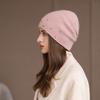 New Colored Diamond Hat Women's Winter Outdoor Fashion Thickened Warm Knitted Hat