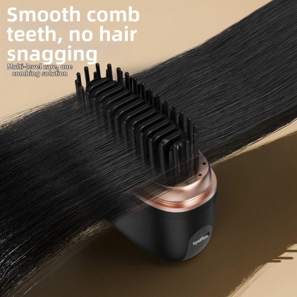 Portable Cordless Hair Straightener Comb 2 in 1 Hair Styling Brush Hot Comb  Hairdressing Tool
