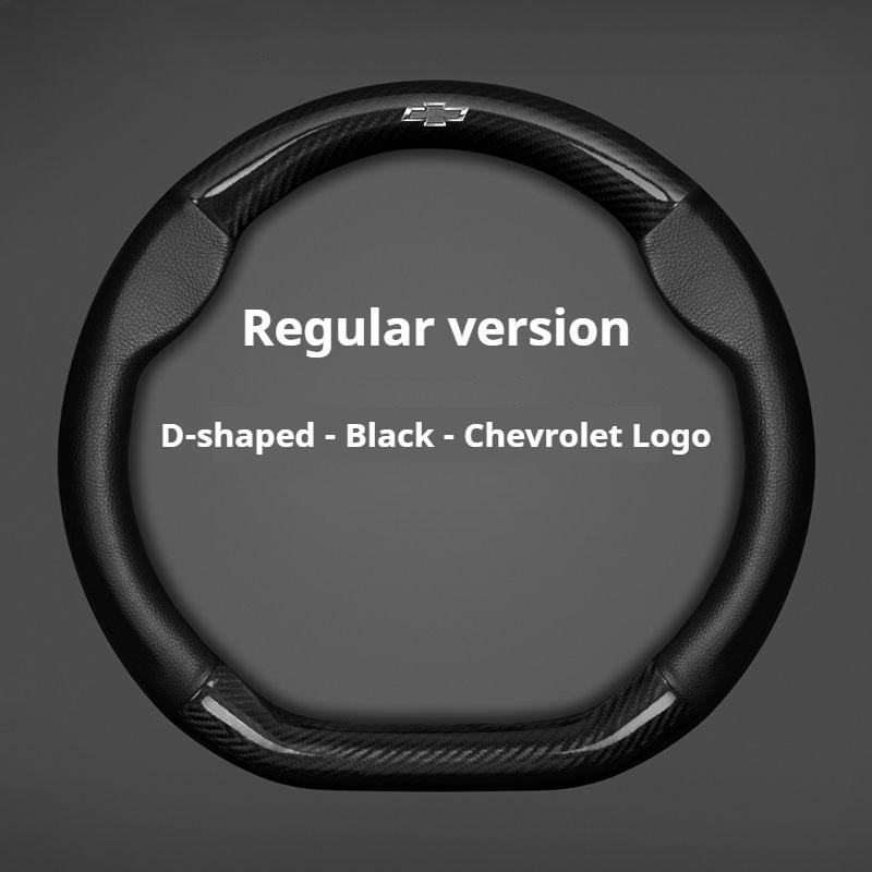 For Chevrolet Car Steering Wheel Cover CarbonFiber ventilate Leather Fit Cruze Captiva Lacetti Aveo Niva Spark Sonic Trax Camaro