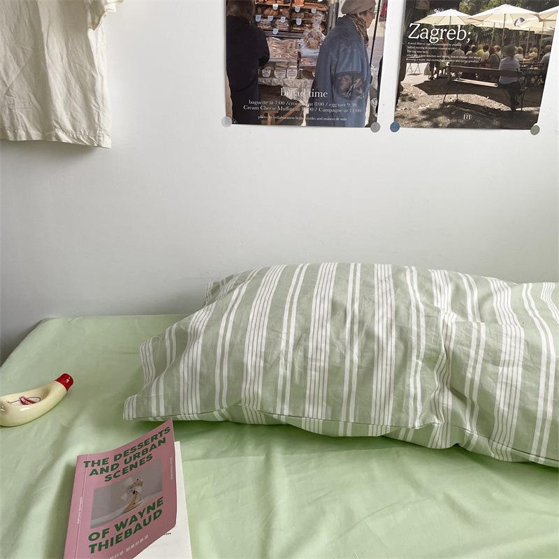 Korean Style 60s Cotton Floral Pillowcase 48x74cm - Single Piece