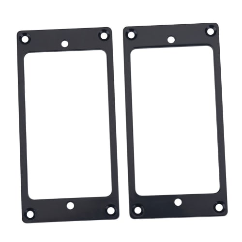 2-Piece Pickup Mounting Rings, Metal Pickup Mounting Rings, Outer Frame Dimensions: 92 x 46mm, Inner Frame Dimensions: 70.5 x 39mm, Thickness: 2mm, Su