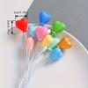 6/12pcs Miniature Resin Balloon Charms, Mixed Color, Toy House Accessories, Perfect for Mini Toy Houses, Micro Model Prop