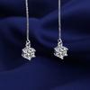 Elegant Korean Style Six-Claw Crown Earrings - Classic Women's Fashion Ear Studs