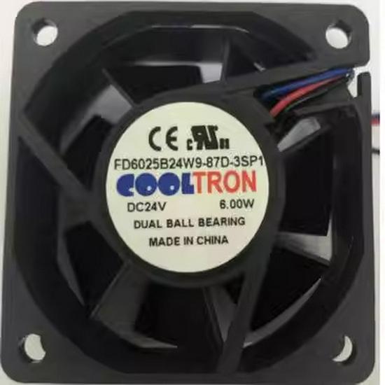 COOLTRON 24V Waterproof 6CM Cooling Fan (FD6025B24W9-87D-3SP1) 6.0W 2-wire
