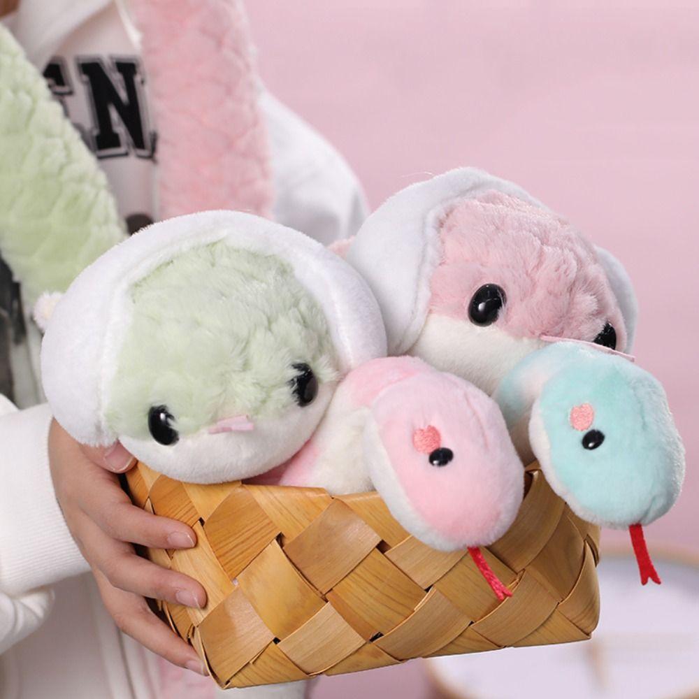 Little Snake Year of The Snake Plush Toy Wrap Around Arm Snake Animal Doll  Children Gift