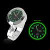 Motorcycle Handlebar Clock For 7/8" To 1" Handlebars, Billet Aluminum Waterproof Shock-absorbing Handlebar Clock Watch, Luminous Design, Universal Acc
