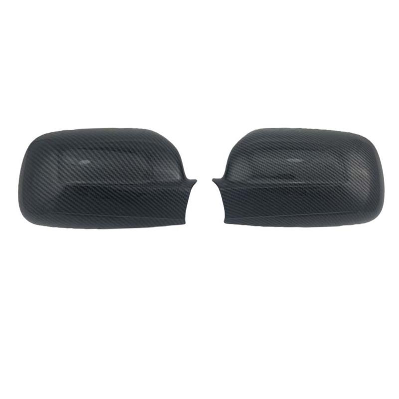 Car Decoration Carbon Fiber Door Mirror Cover Trim Chrome Silver Car Rearview Accessories Styling For Honda CRV 2002 - 2006