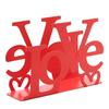 Heart Shaped 3D Tissue Holder Napkin Clamp Dispenser Stand Hollow Ornament