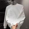 Men's Trendy Lotus Embroidery Hoodie - Casual Spring/Autumn Fashion