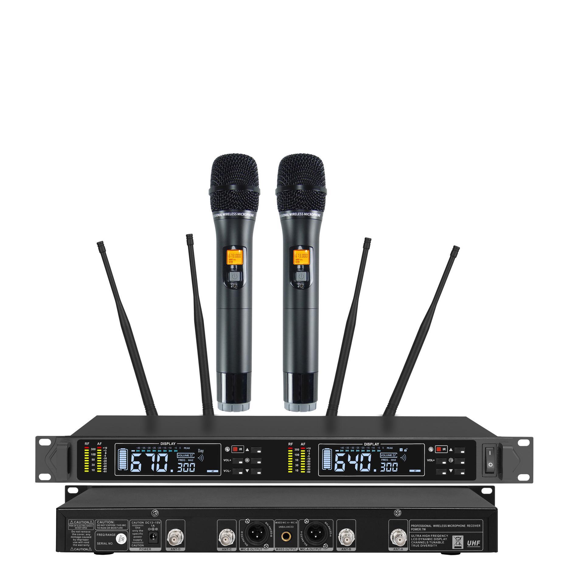 

Dual Wireless Splitter Microphone System EU Power