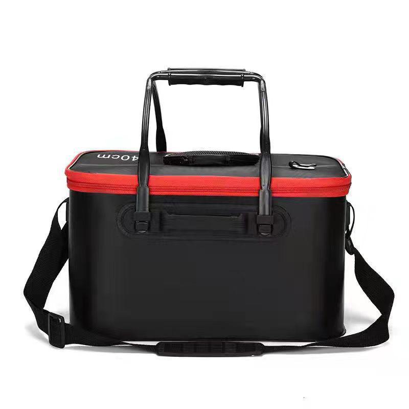 Foldable EVA Fishing Bucket with Fish Protection and Multi-Purpose Design