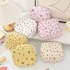 Cherry Bow Makeup Pouch for Women Napkin Sanitary Pad Storage Bag Organizer Pouch for Tampons Teens Female Cosmetic Bags