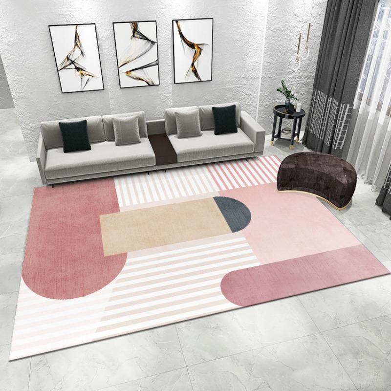 

Минимализм Большой Нескользящий Ковер Водонепроницаемый Большой Ковер для Гостиной Спальни Домашний Декор Легко Чистить Прочный Напольный Коврик для Помещений 40X60CM