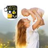 Bees Pattern Washable Baby Memory Book Album with Clear Photo Pocket and Safe Mirror for Capturing Preciously Moment