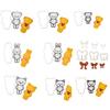 Plastic Biscuits Molds Cookie Stamp Cartoon Animals Cookie Cutter Fondant Cake Molds Kitchen Pastry Baking Tool