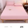 2025 Washed Flannel Solid Color Fitted Sheet: Non-Slip All-Inclusive Mattress Protector Bedspread