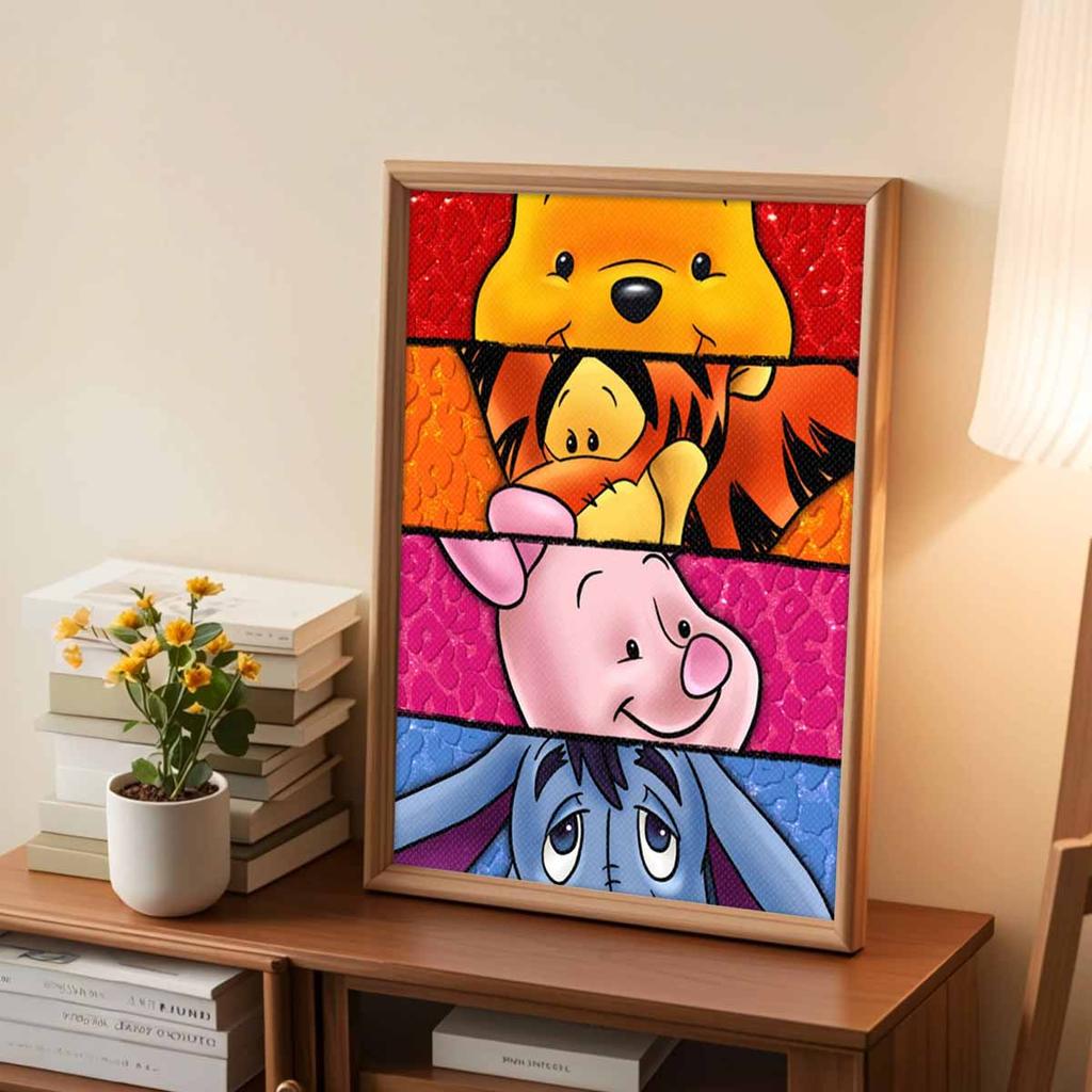 DIY Diamond Painting Lovely Little Animals Cross Stitch Kit Mosaic Art Diamond Painting Full Circle Diamond Home Decoration