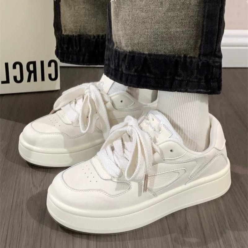 Fashion Popular Women Samll White Shoes Street Style Student Casual Sneakers Thick Bottom Skateboard Shoes Fashion Shoes For Woman Mujer