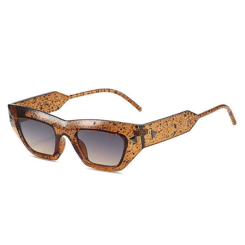 Special for computer glasses trendy street photography anti-blue light ink color avant-garde cat eye sunglasses female UV