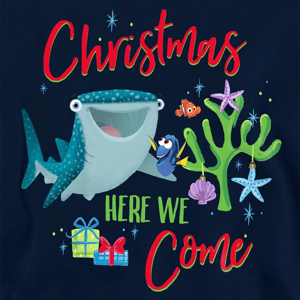 Finding Nemo Childrens/Kids Christmas Here We Come Dory And Destiny Hoodie