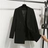 Long Sleeve Double Breasted  Spring and Autumn  Korean Loose Casual Blazer Female Plus Size