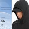 Li-Ning Lightweight Cool Feel Water-Resistant UPF 50+ Sun Protection Outdoor Jacket Men jackets Black AFDW207-3