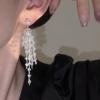 Temperament  Pendant Earring Elegant Jellyfish Tassels Charm Earrings Fashion Small Hoop Earrings Party Jewelry