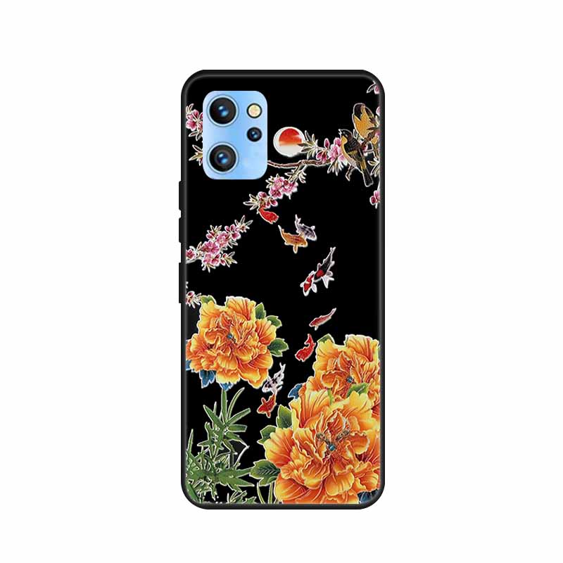 3D Emboss Case For Umidigi A13 Pro Phone Cases A 13Pro Coque Flowers Silicone Soft Back Covers For Umidigi A13S Case Fundas Capa