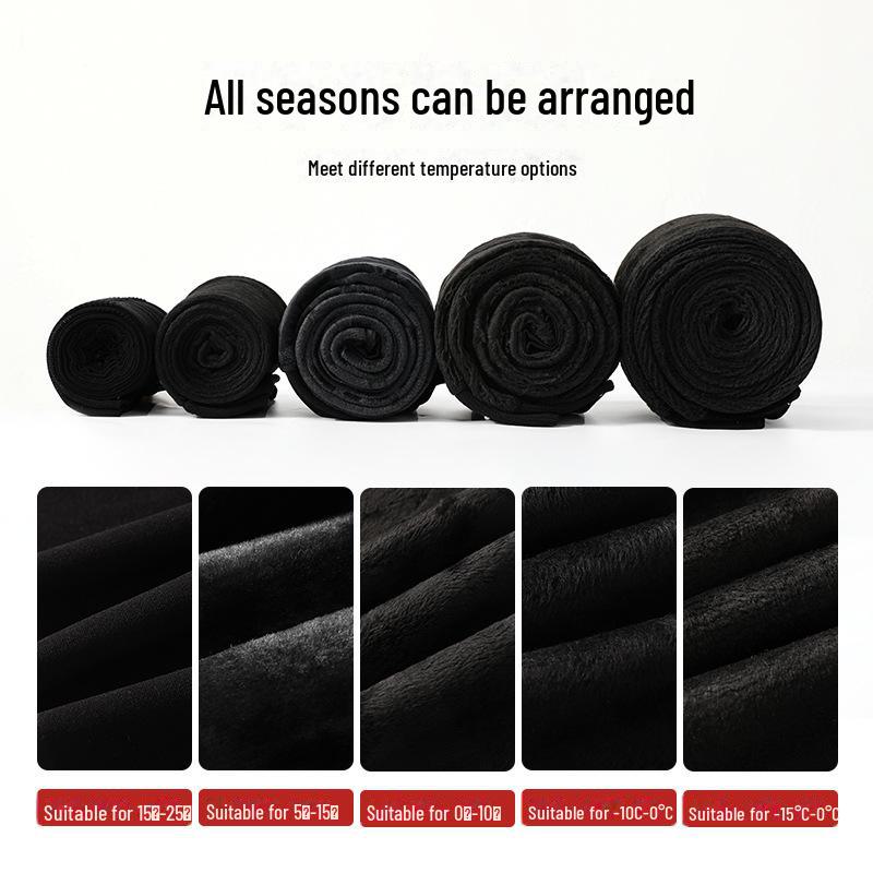Women's Velvet Leggings: Autumn/Winter Thick Bare-Leg Look, Black Slimming, Non-Slip Pantyhose.