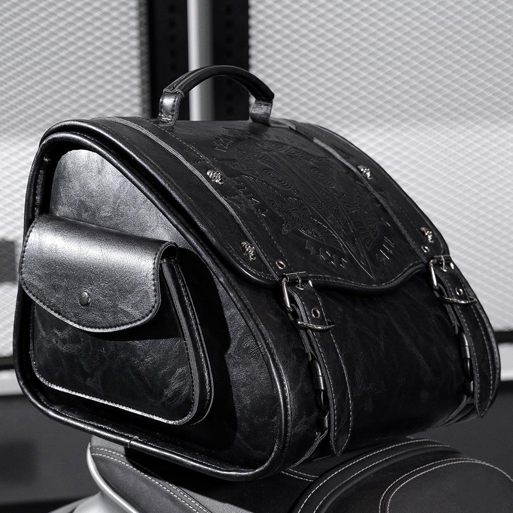 

Off-Road Motorcycle Tail Bag Waterproof Large Capacity Riding Rear Seat Luggage Bag Modified Equipment Accessories Kit